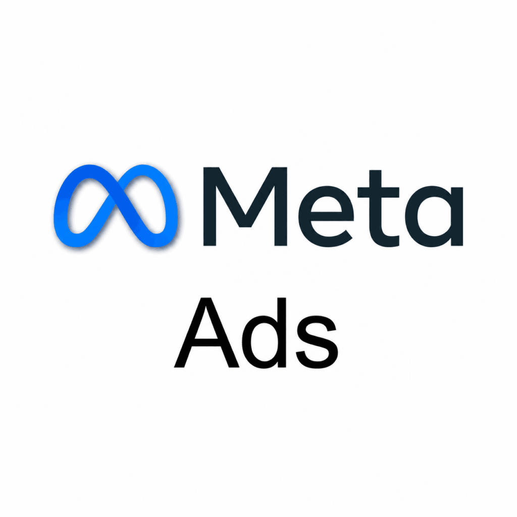 Meta Ads logo representing social media advertising platform.